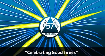 image of balloons and theme or 2024 Area 84 Convention: Celebrating Good Times